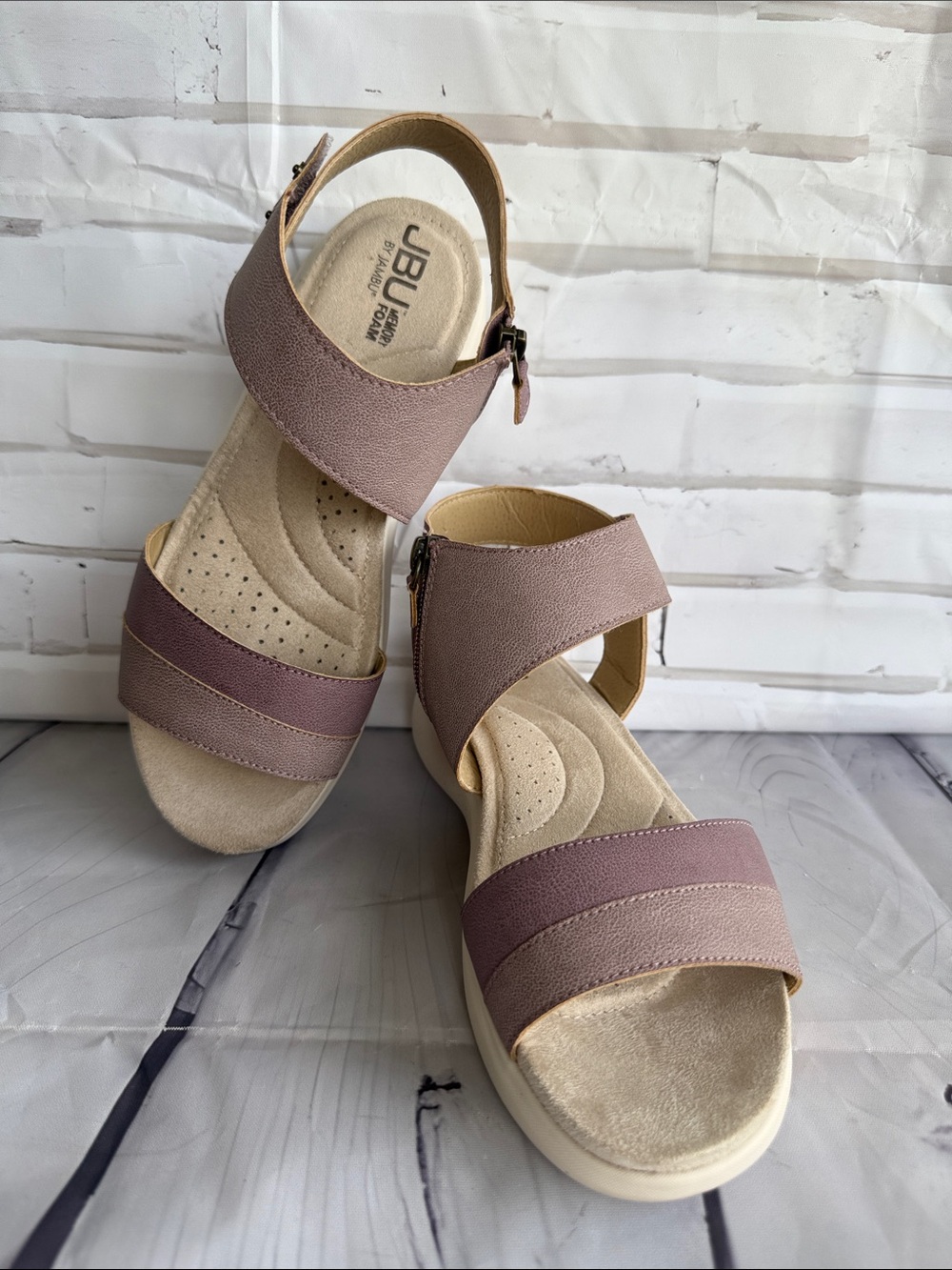 JBU By Jambu Doris Memory Foam Comfort Women's Strappy Sandals